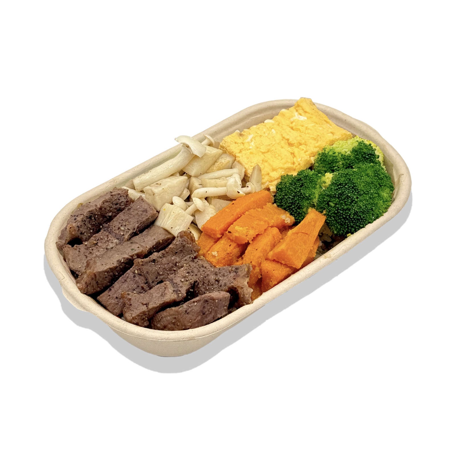 谷饲牛排能量碗